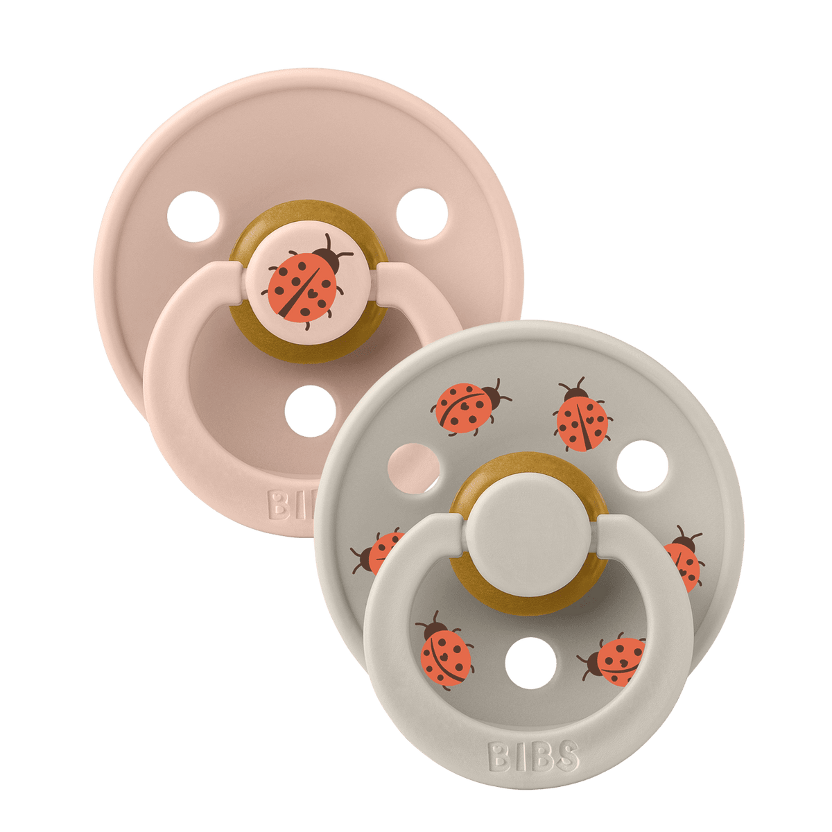 Bibs Dummy Studio Ladybug Latex - Blush Mix
