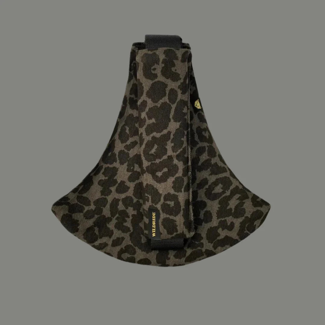 Toddler carrier leopard print grey