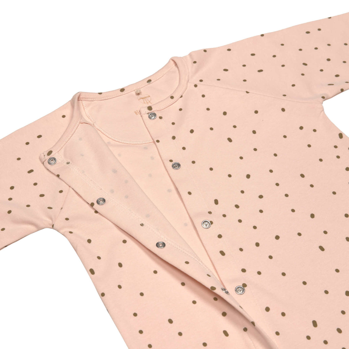 Pyjama with feet GOTS - Cozy Colors, powder pink