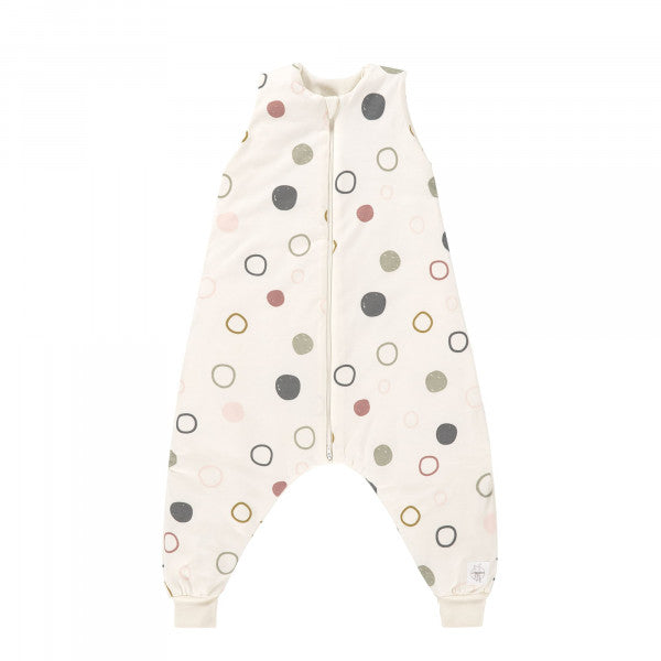 Sleeping Jumper Dots Circles Offwhite