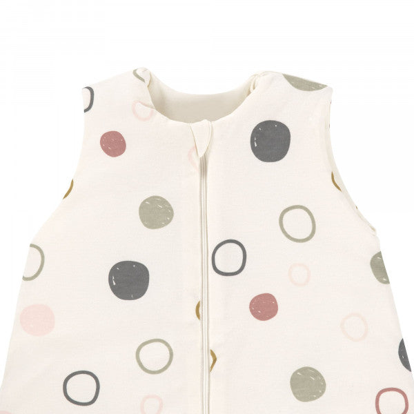 Sleeping Jumper Dots Circles Offwhite