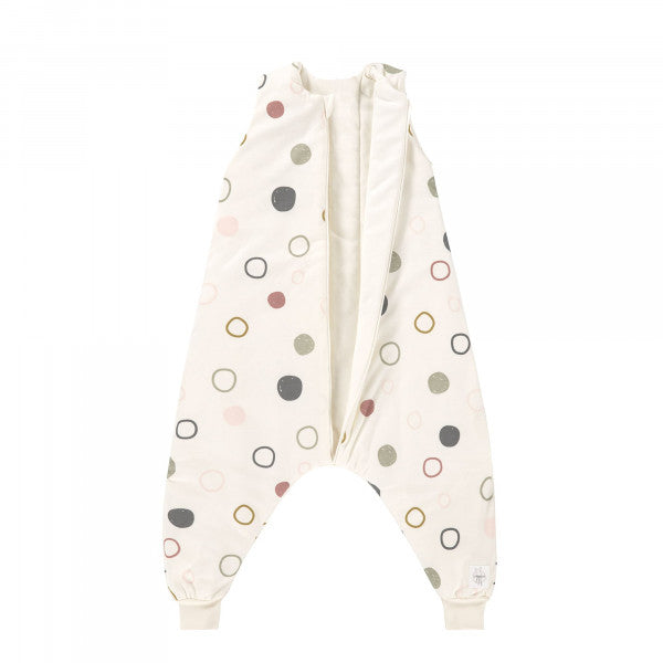 Sleeping Jumper Dots Circles Offwhite