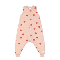 Baby Sleeping Jumper TOG 2,5 - Heart peach rose