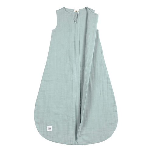 Summer Baby Sleeping Bag - organic cotton, silver grey