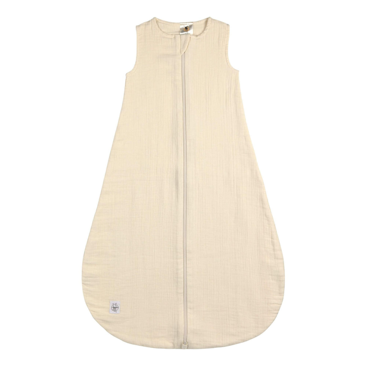 Summer Baby Sleeping Bag - organic cotton, vanilla