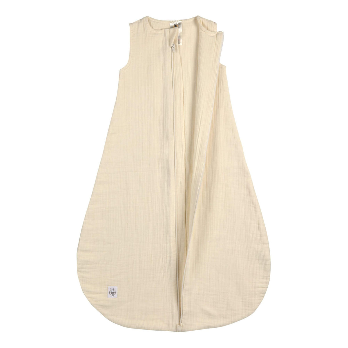 Summer Baby Sleeping Bag - organic cotton, vanilla