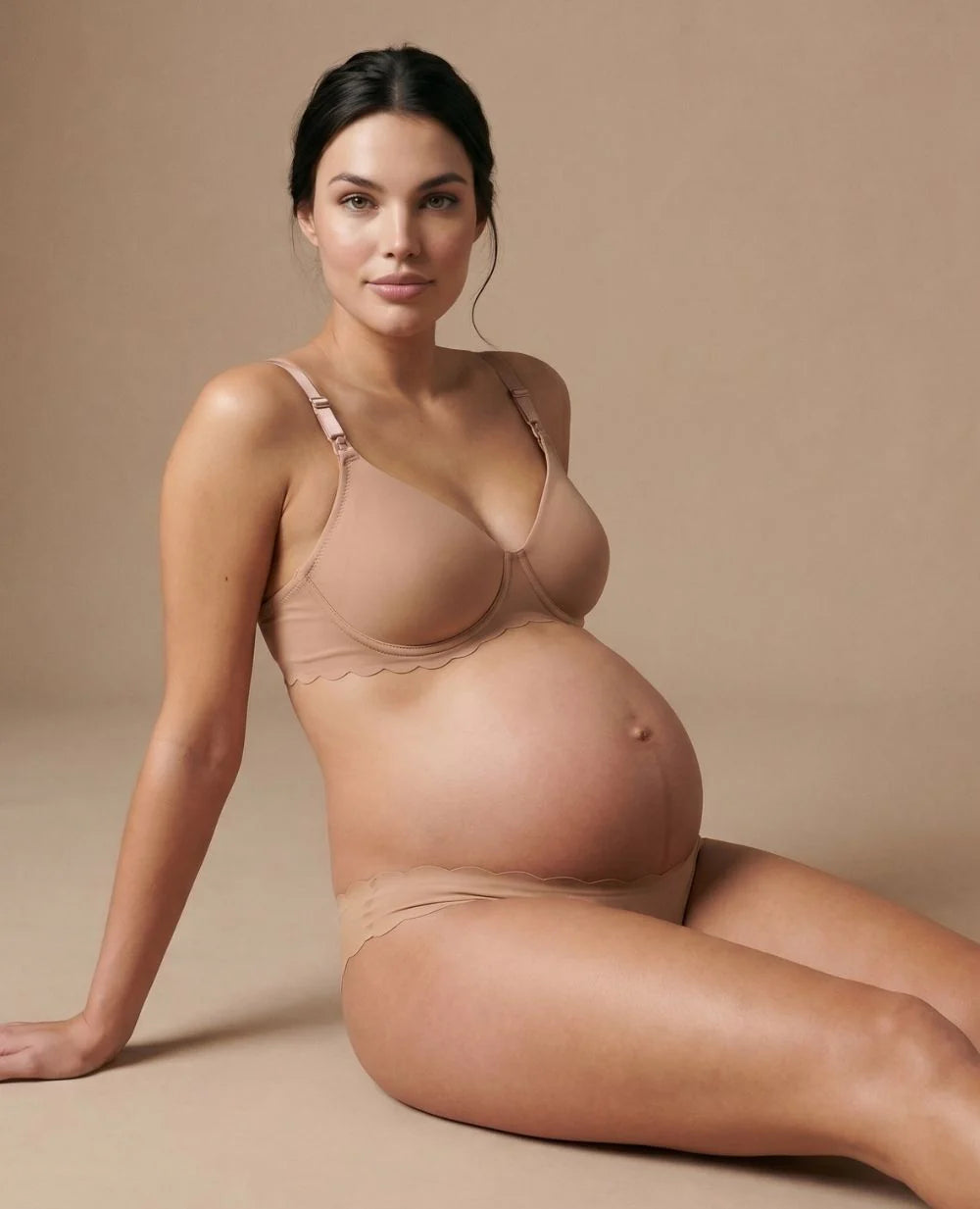 Invisible Skin Maternity & Nursing Bra | Latte