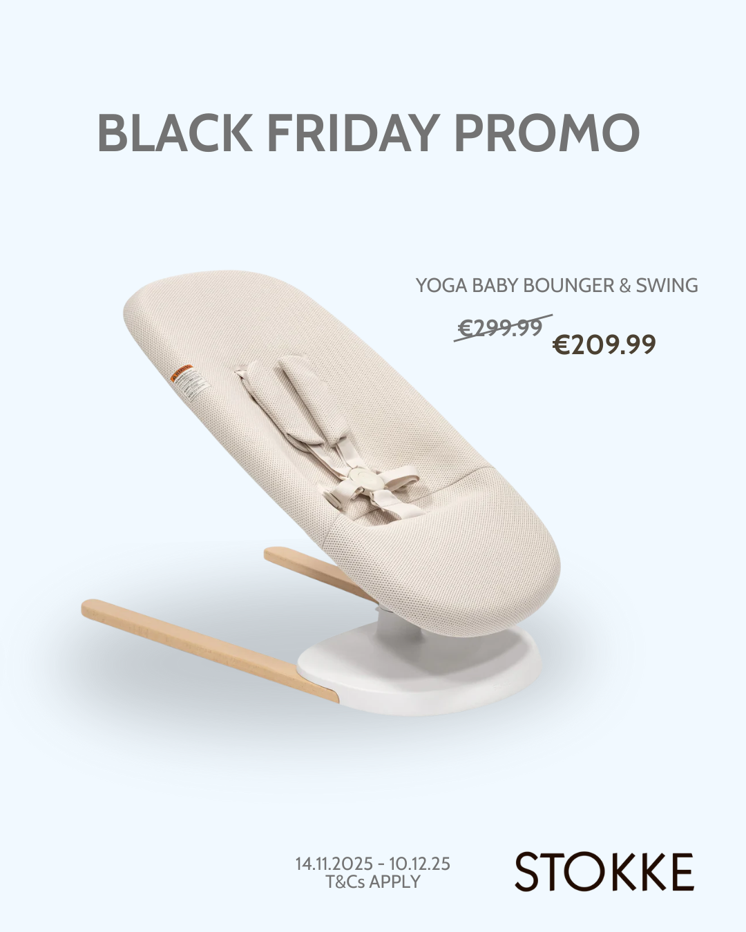 Black Friday 25 Stokke Yoga Baby Bouncer with Combined Movement