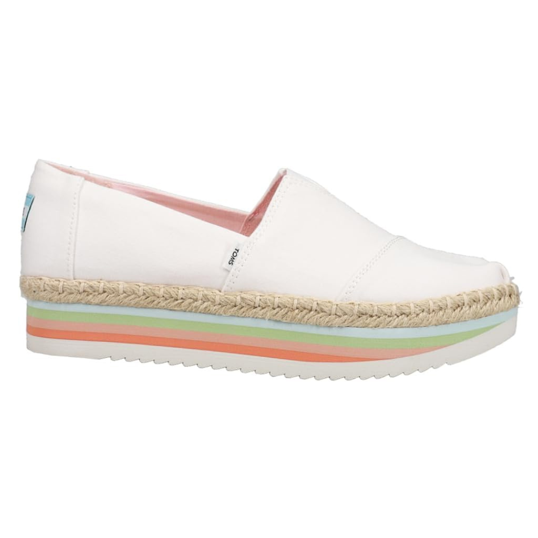 Women's Alpargata High Platform White