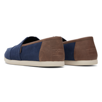 Men's Brushed Twill Tan Synthetic Trim Alpargata Espadrilles