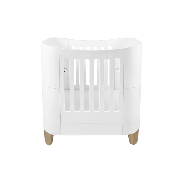 Serena Mini Cot Bed White/Natural