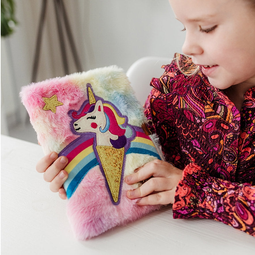 Totum Unicorn Fluffy Notebook