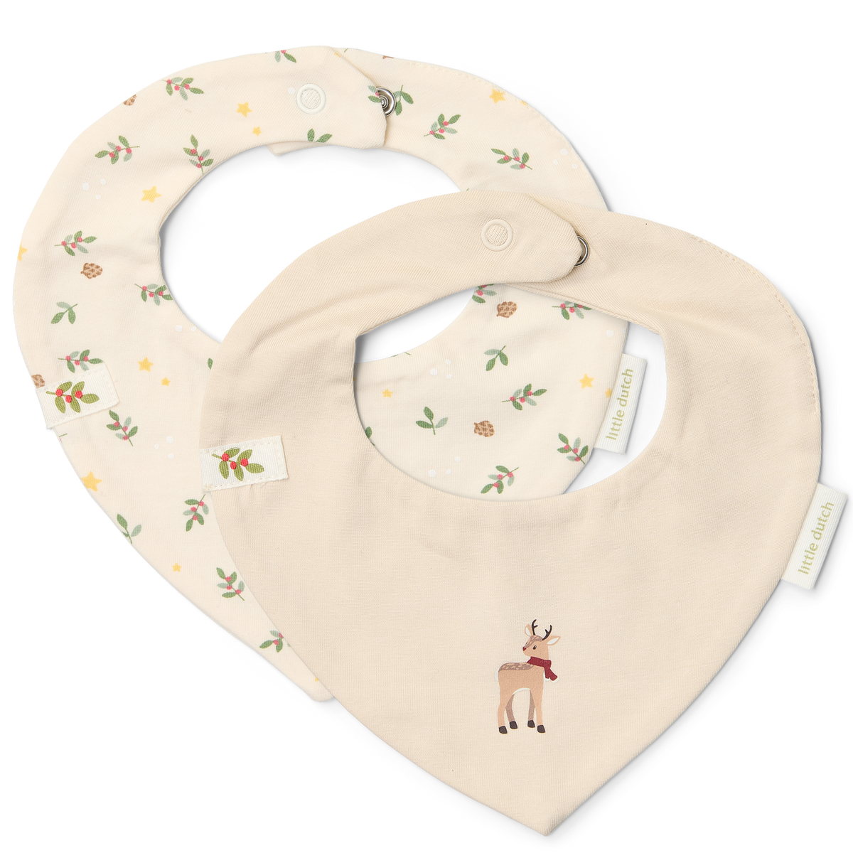 2-Pack Bandana Bib | Little Christmas