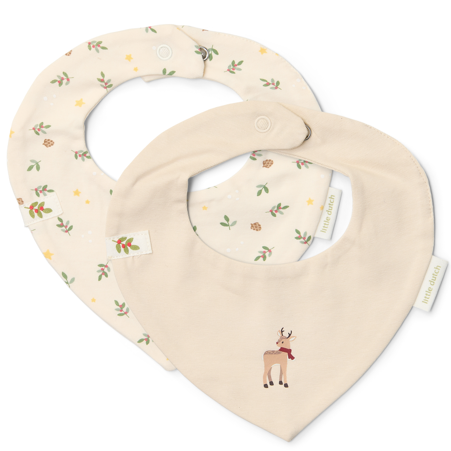 2-Pack Bandana Bib | Little Christmas