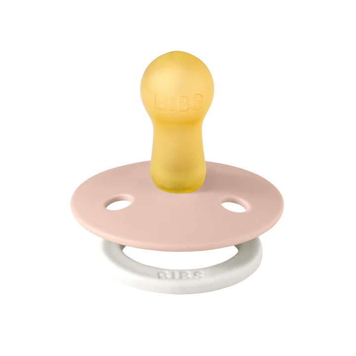 Bibs Glow-in-the-Dark Dummy Blush & Vanilla