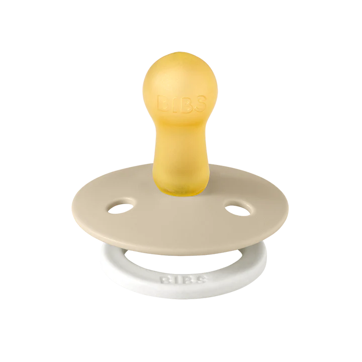 Bibs Glow-in-the-Dark Dummy Blush & Vanilla