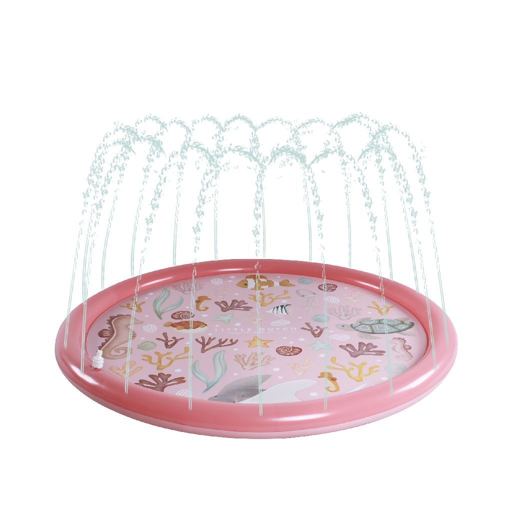 Ocean Dream Sprinkler Mat Pink 150 cm