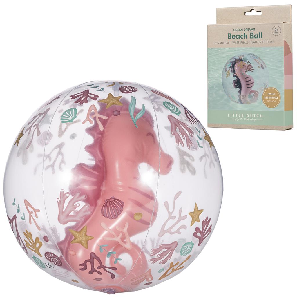 Ocean Dreams Beachball 3D Figure Pink