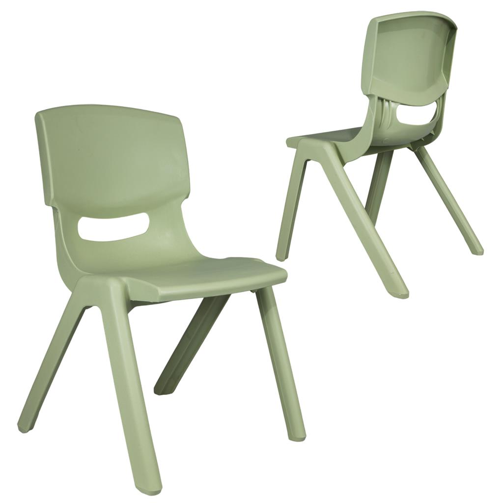 Kids Plastic Chair | Pastel Green