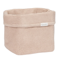 Knitted Storage basket small Beige