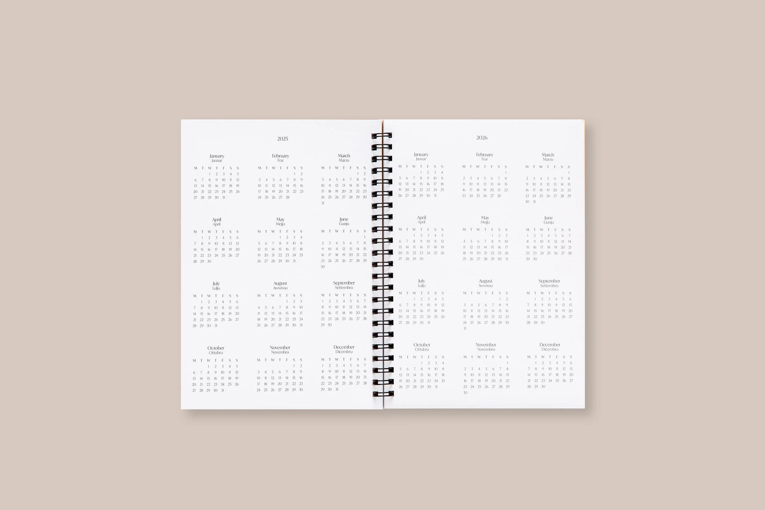 2026 Spiral Diary | Iswed