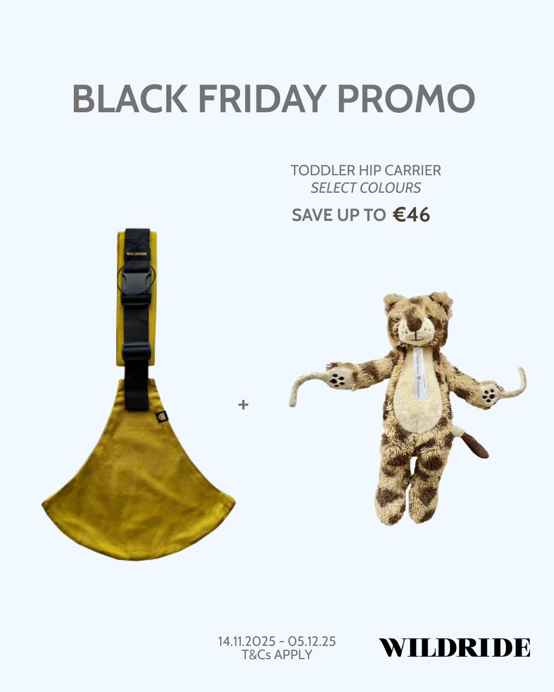 Black Friday 25 Wildride Dirty Desert + Free Cheetah Toy