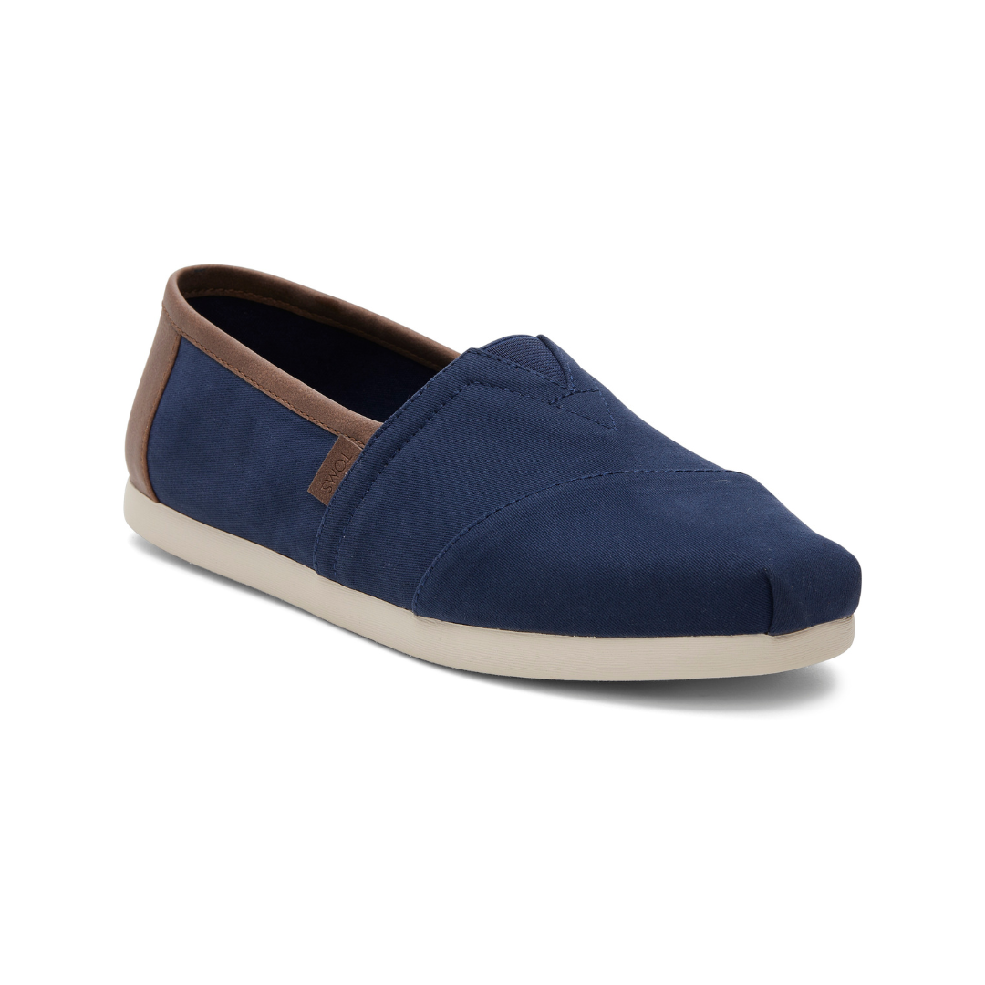 Men's Brushed Twill Tan Synthetic Trim Alpargata Espadrilles