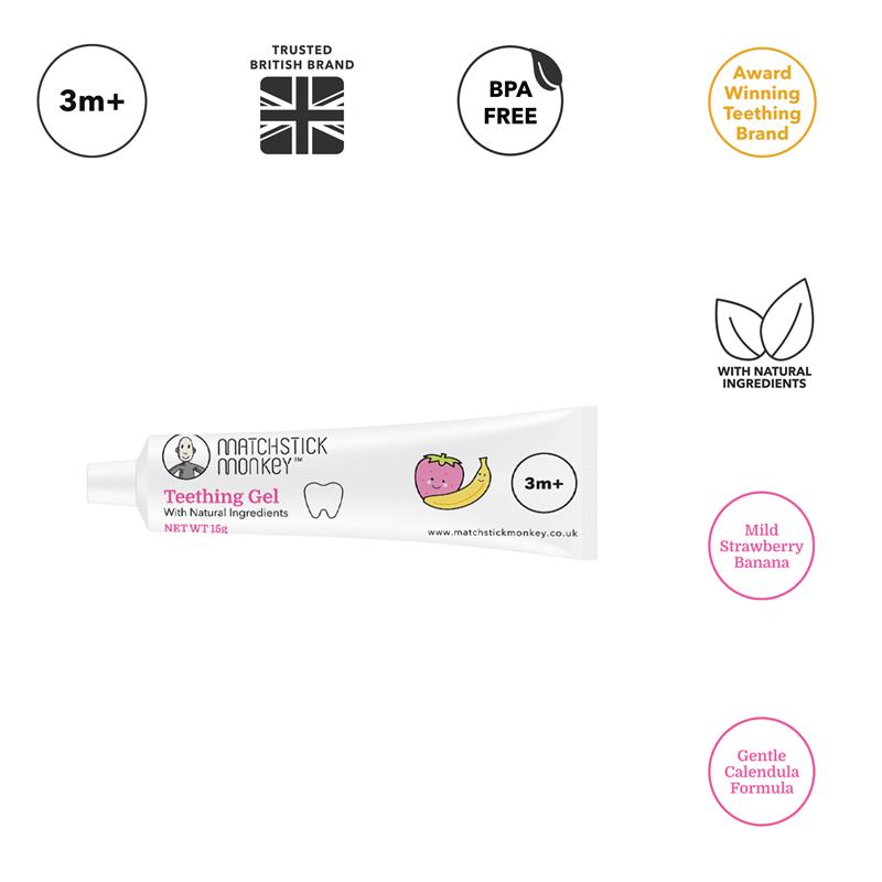 Teething Gel Organic | Matchstick Monkey