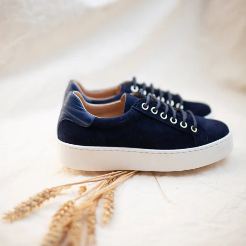 The Navy Tennis Sneakers