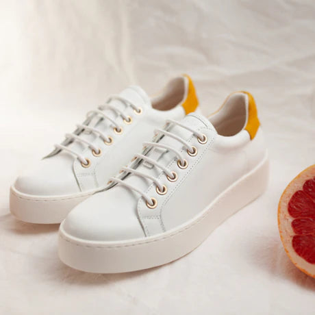 The Yellow Tennis Sneakers