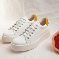 The Yellow Tennis Sneakers