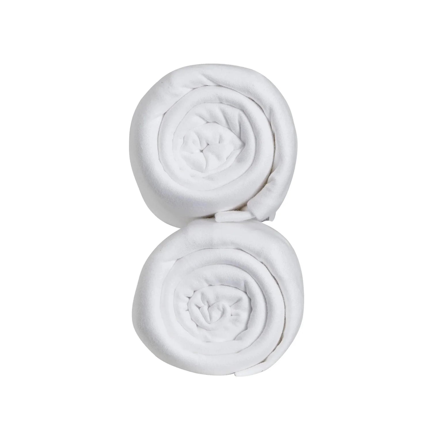 Serena Fitted Sheets Bedside Crib White - 2 pack