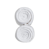 Serena Cot Bed Fitted Sheets White - 2 pack