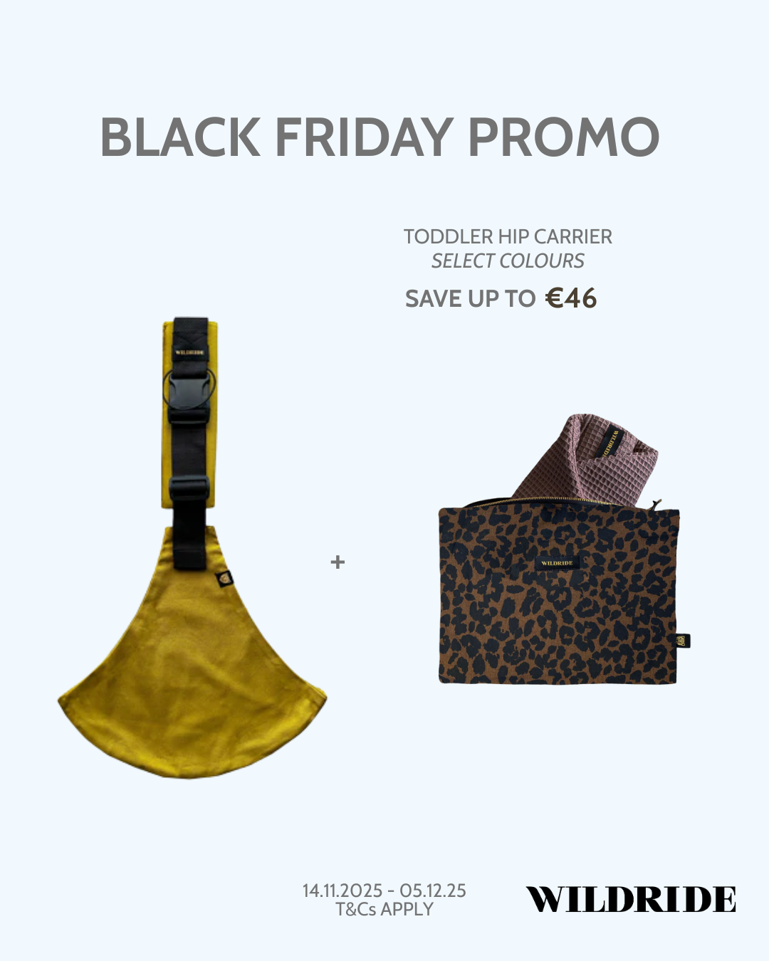 Black Friday 25 Wildride Dirty Desert + Free Brown Leopard Pouch