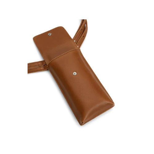 Lola-Vintage Belt with Cell Phone Pouch - Chili