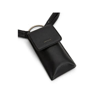 Lola-Vintage Belt with Cell Phone Pouch - Black