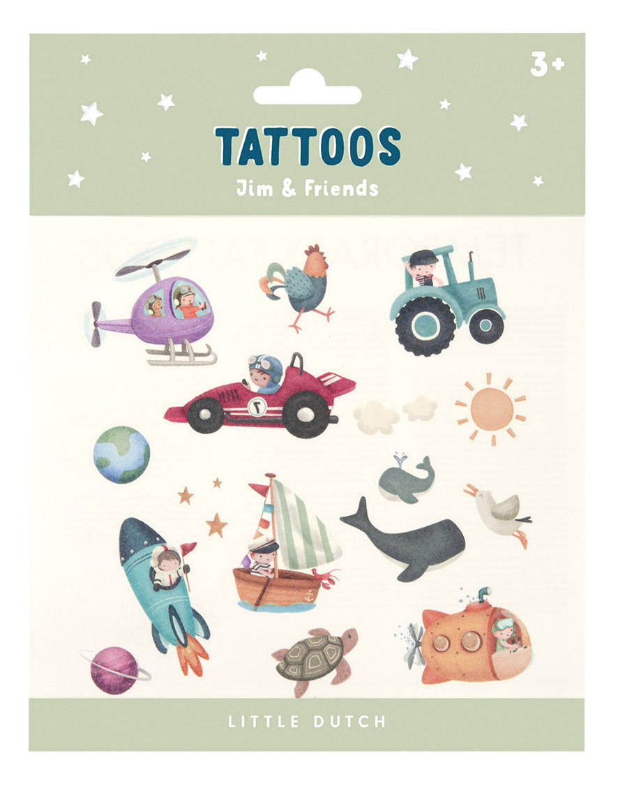 Tattoos "Jim & Friends"