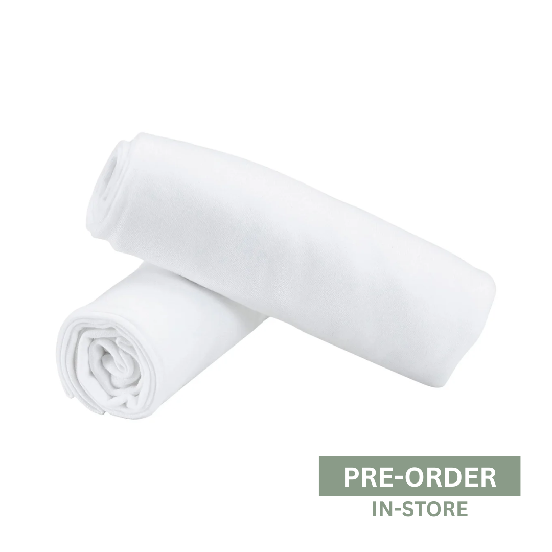 Hera Cot Bed Organic Fitted Sheets (60x120cm) - Two Pack