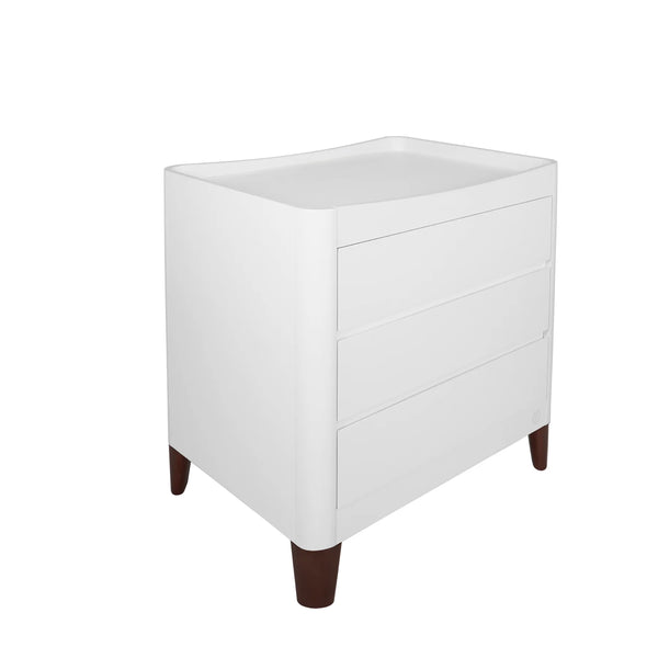 Serena Dresser White & Walnut