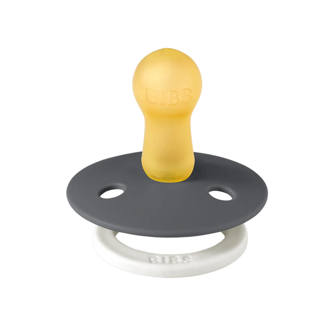 Bibs Dummy Baby Blue & Iron