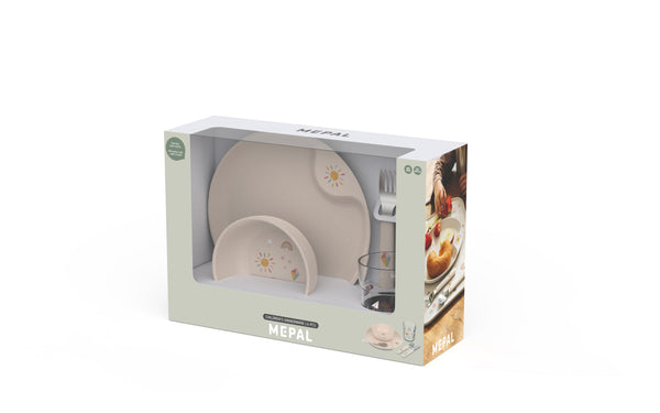 Children's Dinnerware 6-piece Set - Sunshine & Rainbow