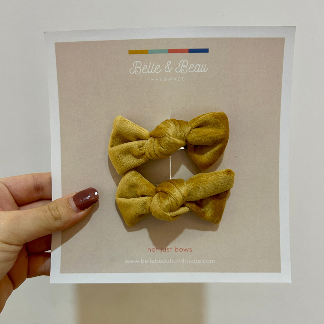 Gold Mini Bow Set BB33/BB34