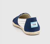 Men's Alpargata Rope Cotton Soft Navy Stripe