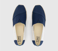 Men's Alpargata Rope Cotton Soft Navy Stripe