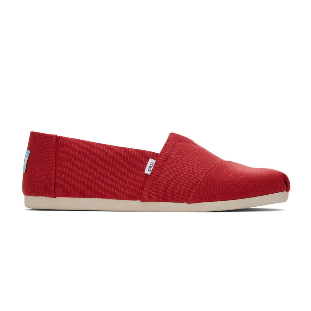 Men's Alpargata Recycled Cotton Canvas Red