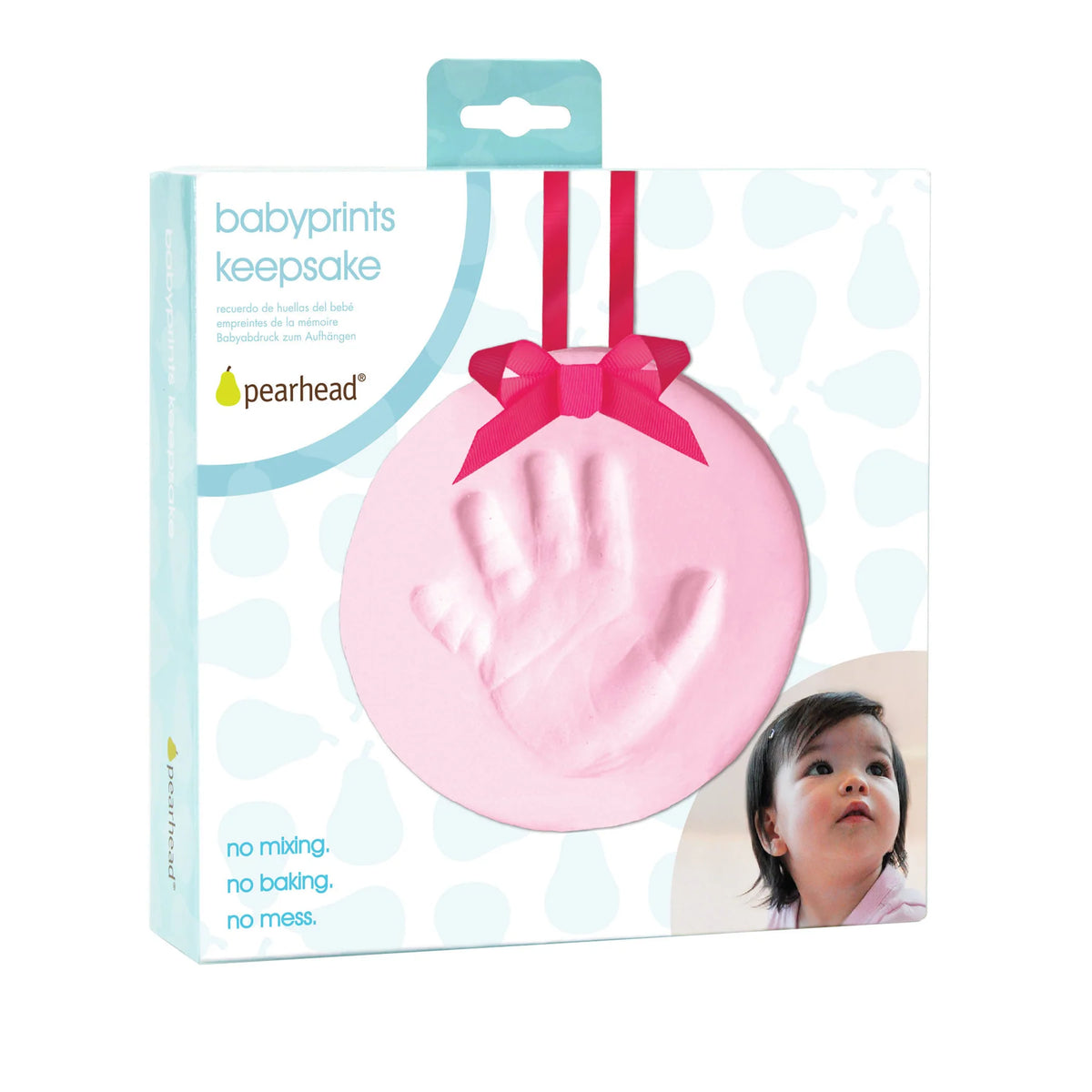 Babyprints colour keepsake Pink