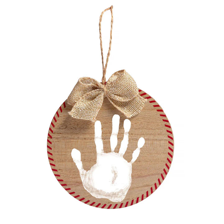 Fill in print Wooden Christmas Ornament