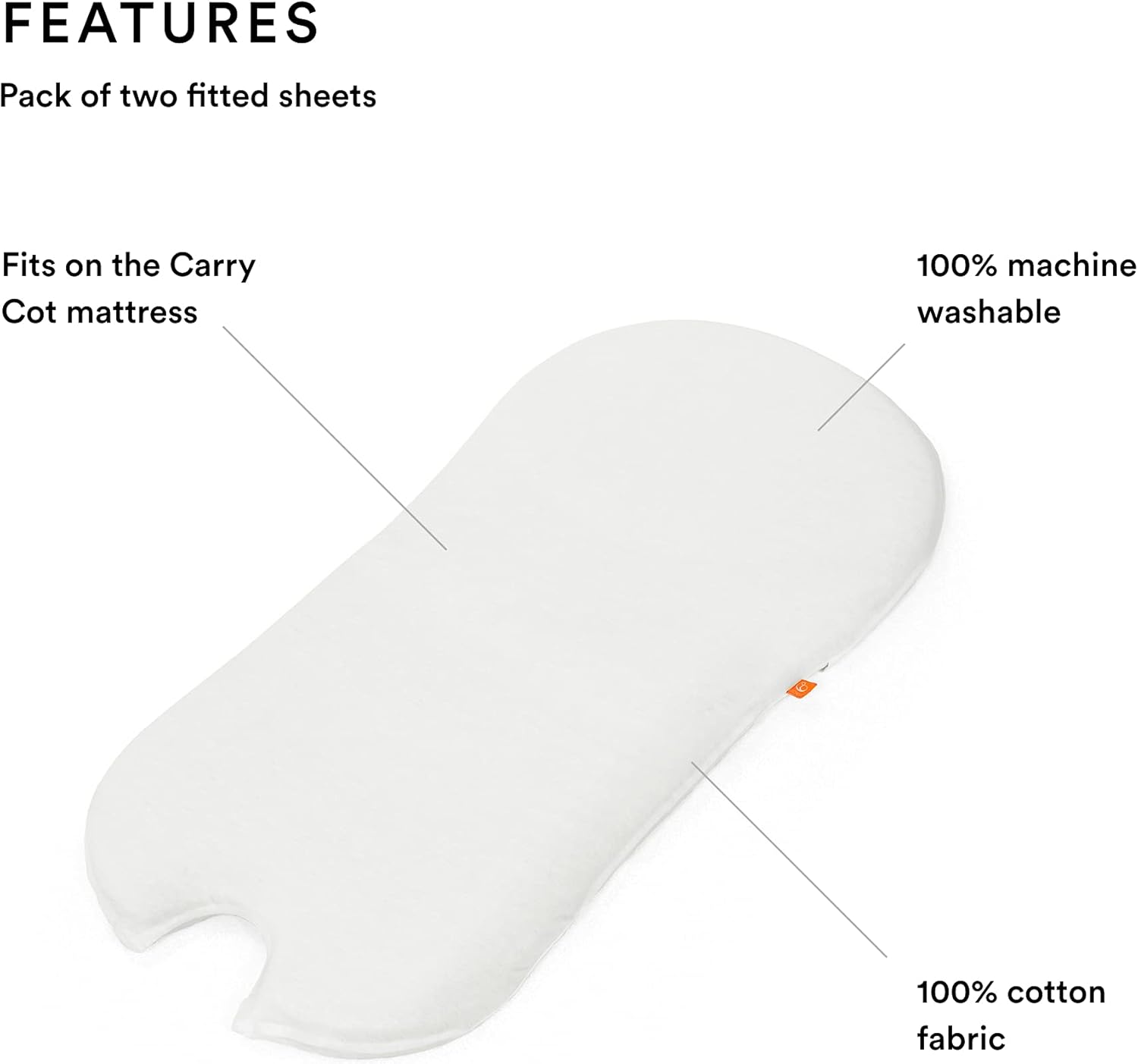 Stokke Xplory 2 pk Fitted Sheet Carry