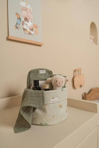 Swaddles 70 x 70 muslin Little Farm / Olive