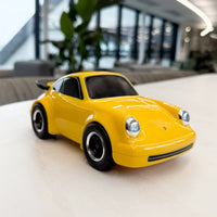 Racing Car Porsche - Golden Yellow